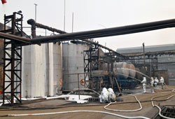 Petrochemical and refinery accidents.